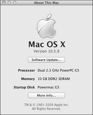 About My Mac